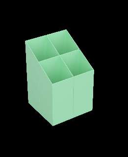 ÍRÓSZERTARTÓ ICO, PASZTELL, ZÖLD