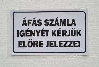 MATRICA ÁFÁS SZÁMLA IGÉNYÉT KÉRJÜK ELŐRE JELEZZE, 25X15