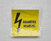 MATRICA ÁRAMÜTÉS VESZÉLY, 10X10