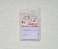 JEGYZETTÖMB MÁGNESES, VONALAS, KICSI, VIRÁGOS