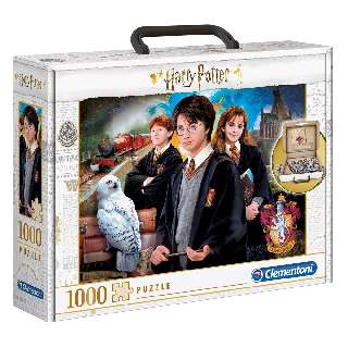 JÁTÉK PUZZLE, HARRY POTTER, BŐRÖND, 1000 DB-OS