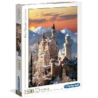 JÁTÉK PUZZLE, NEUSCHWANSTEIN, 1500 DB-OS