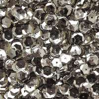 FLITTER KEREK 6MM 5GR., EZÜST