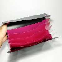 IRATTARTÓ  MAPPA A/4, 5 REKESZES, VEGYES SZÍN