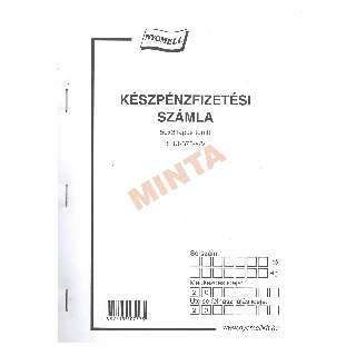 B.13-373/A/V KP. SZÁMLA, 50x3 PÉLDÁNYOS, A/5