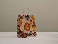 PAPÍRTÁSKA SODROTTFÜLES, KARÁCSONYI CSEMEGE, 26X35