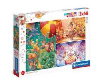 JÁTÉK PUZZLE, DISNEY CIRKUSZ, 3X48 DB-OS