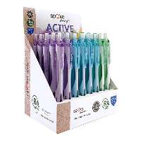 GOLYÓSTOLL SPOKO, RELEAF ACTIVE ÁTLÁTSZÓ, EASY INK NEEDLE TIP, KÉK ÍRÁS