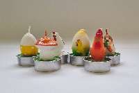 DEKOR HÚSVÉTI MÉCSES, VEGYES MINTA