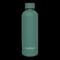FÉMKULACS, THERMO, 500 ML, SÖTÉTZÖLD
