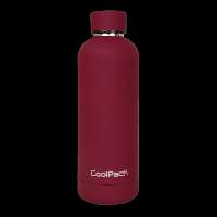 FÉMKULACS, THERMO, 500 ML, BORDÓ