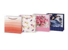 AJÁNDÉKTASAK, 170X170X60MM, VEGYES MINTA