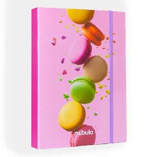 FÜZETBOX A/4, MACARON