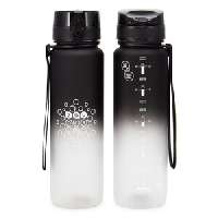 KULACS ARS UNA, MATT, MOTIVÁCIÓS, 1000 ML, BLACK ÉS WHITE