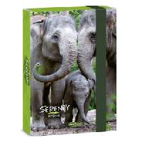 FÜZETBOX A/5, SERENITY ELEPHANT