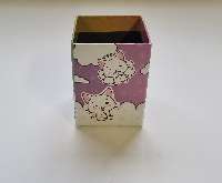 ÍRÓSZERTARTÓ POHÁR ASZTALI PAPÍR, NEBULO, CICÁS