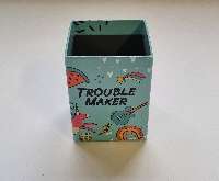 ÍRÓSZERTARTÓ POHÁR ASZTALI PAPÍR, NEBULO, GIRL POWER