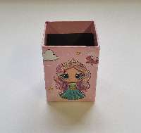 ÍRÓSZERTARTÓ POHÁR ASZTALI PAPÍR, NEBULO, UNI & KIR