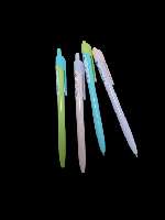 GOLYÓSTOLL DELI ARROW, 0,7 MM, NYOMÓGOMBOS, PASZTEL SZÍN, KÉK ÍRÁS