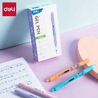 ZSELÉSTOLL DELI, 0,7 MM, NYOMÓGOMBOS, PASZTELL SZÍNŰ TEST,KÉK ÍRÁS