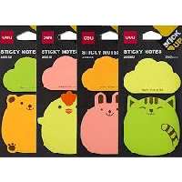 JEGYZETTÖMB ÖNTAPADÓS DELI, ÁLLATOS, 76X76MM, 2X20LAP