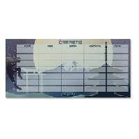 ÓRAREND, EGYLAPOS,KÉT OLDALAS, NUNJAS IN THE DARK