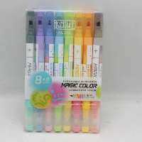 SZÖVEGKIEMELŐ FILCTOLL, 8+8 SZÍN MAGIC COLOR