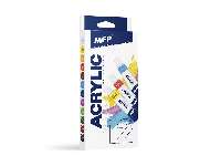 AKRILFESTÉK MFP, 12 DB-OS, 12 ML, ALAP SZINEK