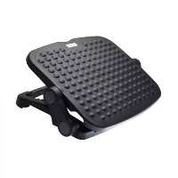 LÁBTÁMASZ, FORGATHATÓ-ÁLLÍTHATÓ, FEKETE