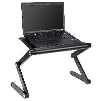 LAPTOP TARTÓ ÁLLVÁNY, X1, FEKETE