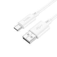 KÁBEL HACO, X 88 USB, A-TYPE-C 3A, 1M, FEHÉR