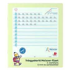 FÜZET ÍRÁS GYAKORLÓ MEIXNER, 2.OSZTÁLYOS, 280X240 MM