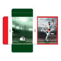 FÜZETBOX A/5, HULLÁMKARTON, VEGYES MINTA