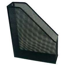 IRATPAPUCS FÉMHÁLÓS, FEKETE