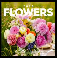 FALINAPTÁR 2026 6097-FL, LEMEZES, 30X30 CM, FLOWERS