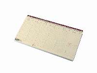 ASZTALI NAPTÁR 2026 7932-19, FEKVŐ, 320X155 CHAMOIS , BORDÓ