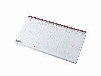 ASZTALI NAPTÁR 2026 7931-09, FEKVŐ, 320X155 FEHÉR , BORDÓ