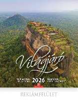 FALINAPTÁR 2026, VILÁGJÁRÓ, 30X34 CM, SPIRÁLOZOTT