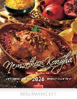 FALINAPTÁR 2026, NEMZETKÖZI KONYHA, 30X34 CM, SPIRÁLOZOTT