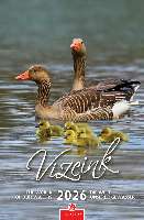 FALINAPTÁR 2026, VIZEINK VILÁGA, 21X32 CM, SPIRÁLOZOTT