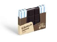 JEGYZETTÖMB, CSOKOLÁDÉ, 90X90 MM