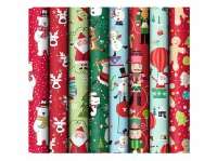 DÍSZCSOMAGOLÓ TEKERCSES, KARÁCSONYI , 2000x700 MM, 2M