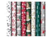 DÍSZCSOMAGOLÓ TEKERCSES, KARÁCSONYI , 5000x700 MM, 5M