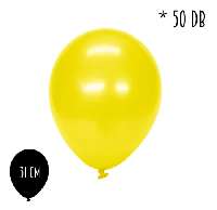 LUFI, METÁL, 31 CM, 50 DB/CSOM, SÁRGA