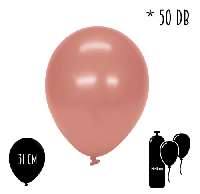 LUFI, METÁL, 31 CM, 50 DB/CSOM, RÓZSA ARANY