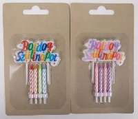 GYERTYA BOLDOG SZÜLINAPOT, FÍÚ/LÁNY