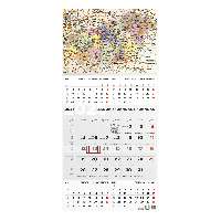 SPEDITŐRNAPTÁR 2026 T076-020, 1 TÖMBBŐL 5 HAVI, 290 MM X 415 MM, MAGYARORSZÁG TÉRKÉP