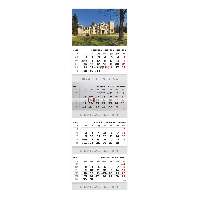 SPEDITŐRNAPTÁR 2026 T073-004, 4 TÖMBBŐL 4 HAVI, 315 MM X 1065 MM, KASTÉLY