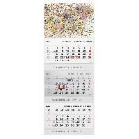 SPEDITŐRNAPTÁR 2026 T070-020, 3 TÖMBBŐL 3 HAVI, 315 MM X 852 MM, MAGYARORSZÁG TÉRKÉP