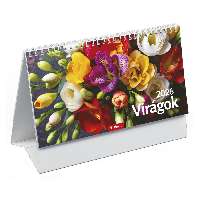 ASZTALI NAPTÁR 2026 T058, VIRÁGOK